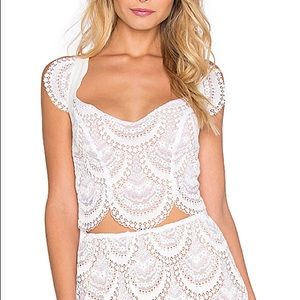 For love and lemons lace top
